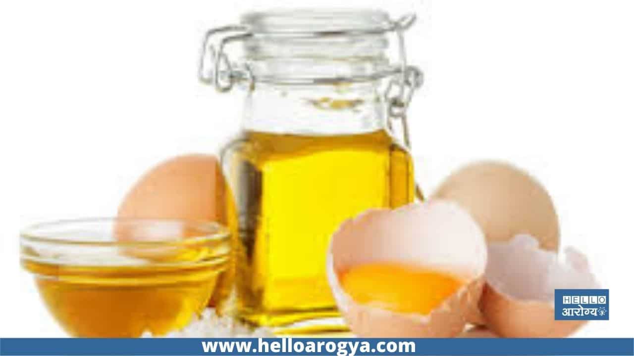 Use egg oil for hair